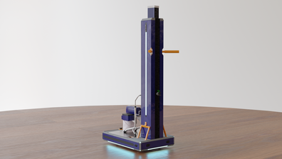 ROICO Robotic painting tool for empowering Painters Collapsed Side View